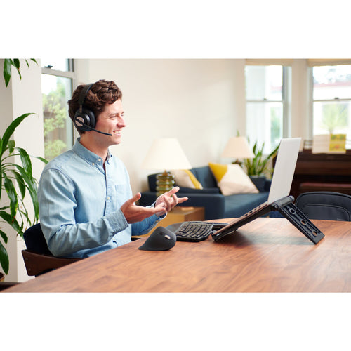 Kensington SmartFit Easy Riser Laptop Cooling Stand - Black - Adjustable Height for 12-17" Laptops