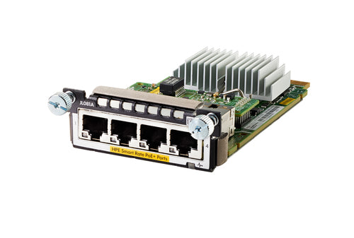 HPE Aruba Networking 3810M 4 Smart Rate PoE+ Module network switch module
