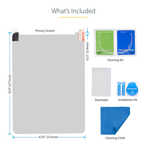 4-Way Privacy Screen Filter for 12.9-inch iPad Pro - StarTech.com