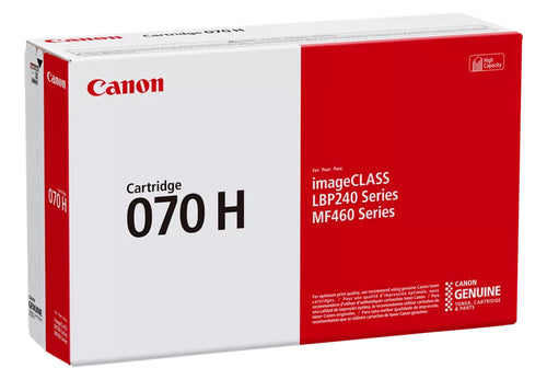Schwarze Canon 070 H Tonerkartusche 10200 Seiten Kompatibel
