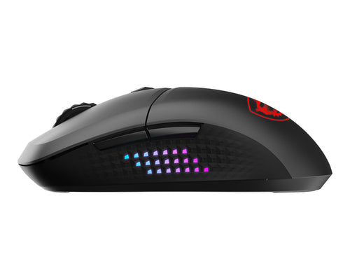 MSI VERSA 300 Elite Kabellose Maus – Optisch, 26000 DPI, Bluetooth, USB Typ-C