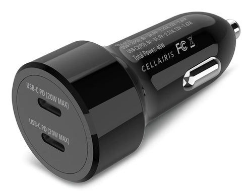 Mobile Device Charger Cellairis 12V 3A Cigar Lighter Black