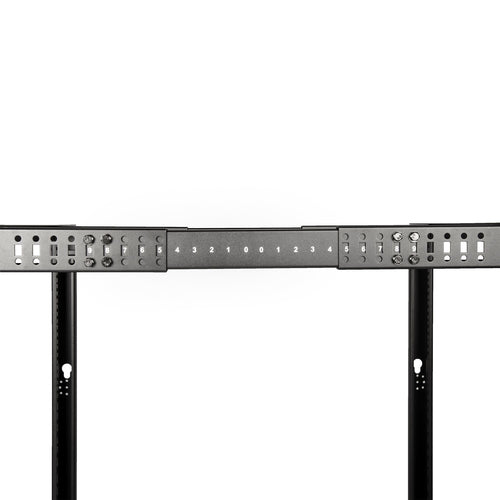 18U Freestanding Rack Cabinet with Adjustable Feet and Castor Wheels