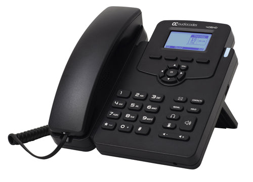 AudioCodes 405HD IP Phone VoIP Dual Line PoE Gigabit Wired Handset