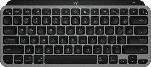 Wireless Logitech MX Keys Mini Keyboard for Mac Bluetooth Scissor Switch QWERTY LED Black