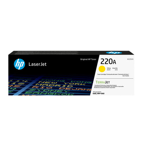 HP 220A Ylw LaserJet toner cartridge