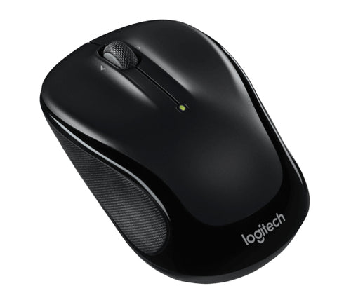 Logitech M325 kabellose optische Maus 1000 DPI beidhändig schwarz