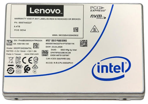 Lenovo P5620 1.6TB 2.5" SSD - High-Performance Storage Solution