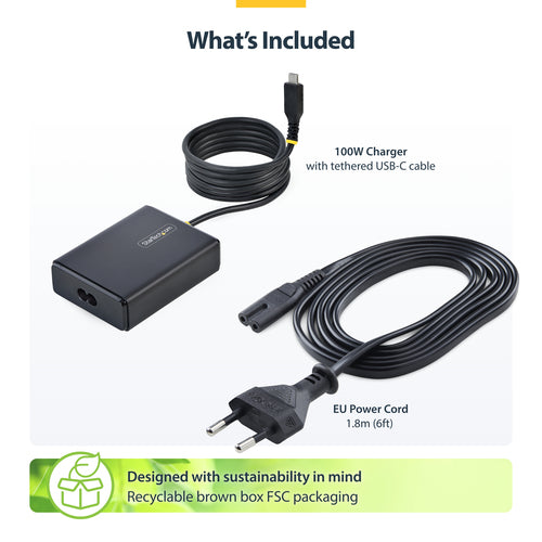 StarTech.com 1100LE-USB-C-CHARGER power adapter/inverter