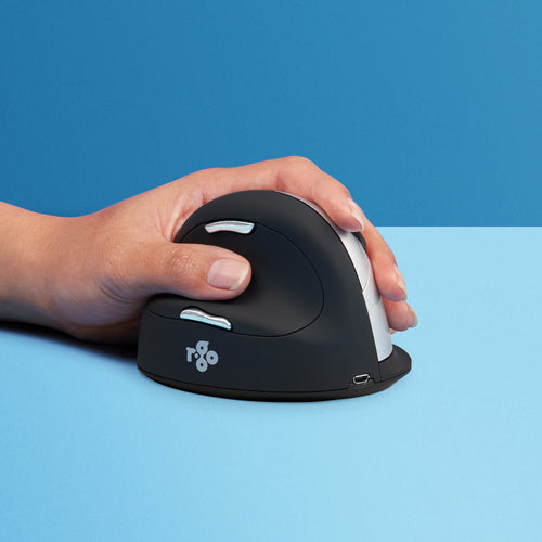 Ergonomische Bluetooth Maus Linkshänder Vertikales Design 2500 DPI