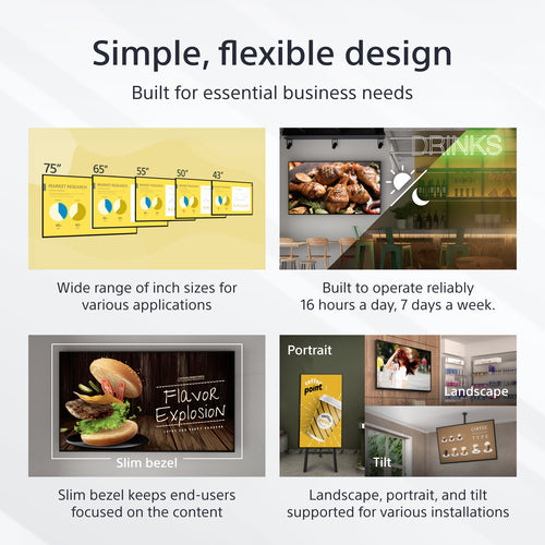 Sony FW-65EZ20L Signage Display