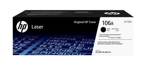 HP 106A Black Original Laser toner cartridge