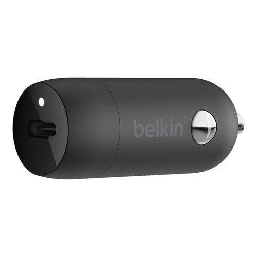 Auto Charger Belkin BoostCharge Fast Charging Sleek Black Compact