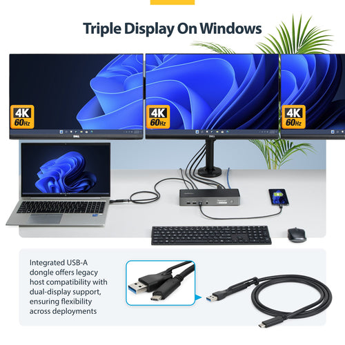 StarTech.com DK30C2DPEPRUE laptop dock/port replicator
