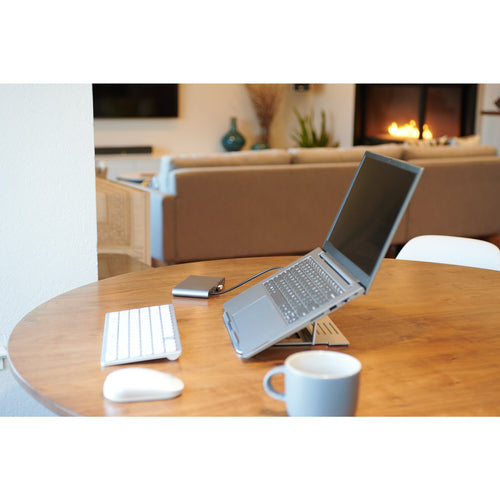 Kensington K75504US-SP Mini Wireless Tastatur – RF & Bluetooth – Silber – QWERTZ Layout