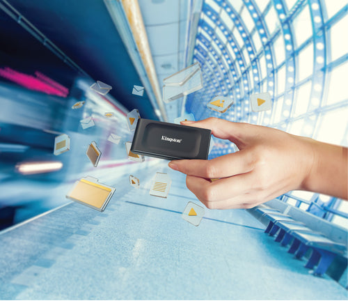 Externe USB 3.2 Gen 2 Portable Solid State Drive 2TB Kingston XS1000 1050MB/s