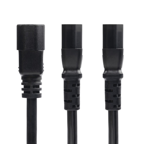 Stromkabelverteiler 1,8m C14 auf 2x C13 10A 250V