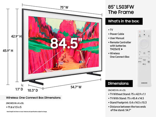 Samsung The Frame Pro QN85LS03FWFXZA TV
