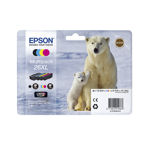 Epson Polar bear C13T26124012 ink cartridge