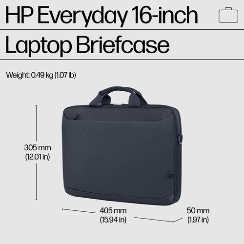HP Everyday 16 Odyssey Gray Laptop Briefcase