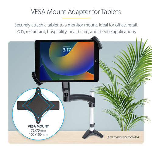 Tablet VESA Mount Adapter StarTech 7.9 to 12.5 inch 2 kg Capacity