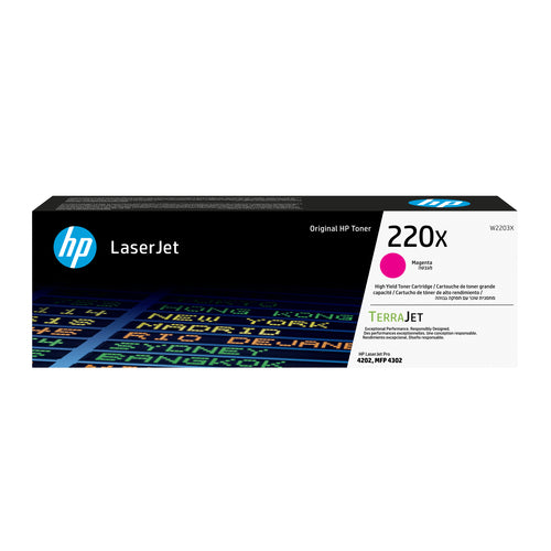 HP 220X Mgn LaserJet toner cartridge