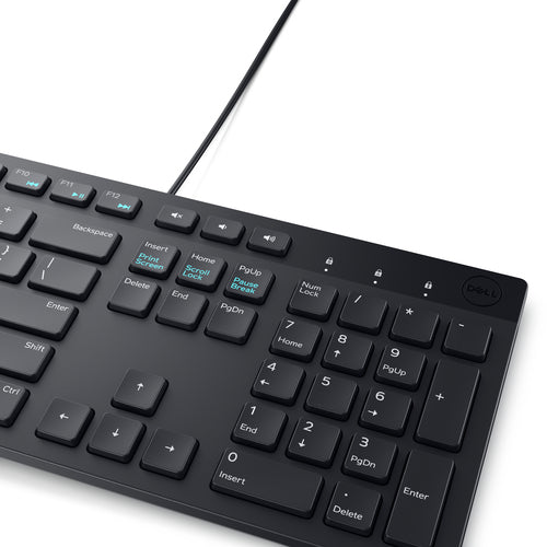 DELL KM300C Wired Keyboard and Mouse Combo - Full-Size USB - Black