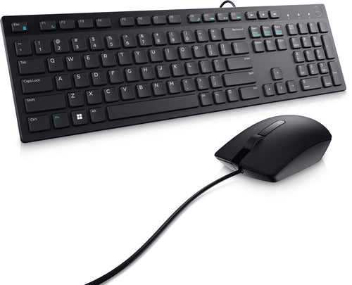 DELL KM300C Wired Keyboard and Mouse Combo - Full-Size USB - Black