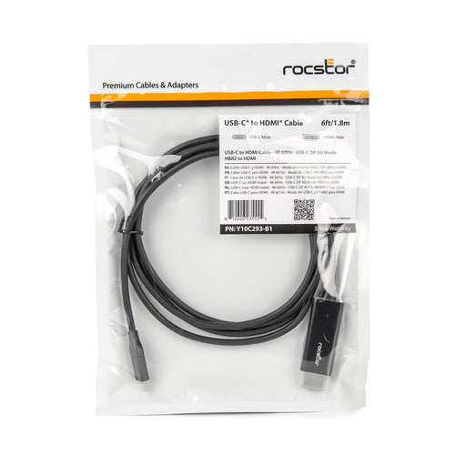 USB Type-C to HDMI Video Cable Adapter 1.8m Male Male