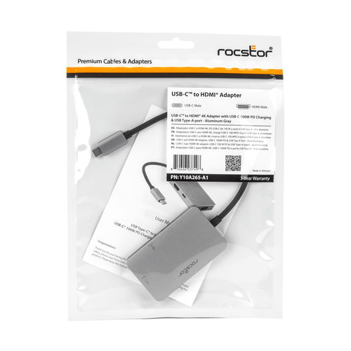 Rocstor Y10A265-A1 laptop dock/port replicator