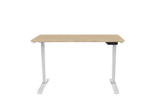 Desk Monoprice Workstream Adjustable Height 730-1230mm 50kg White