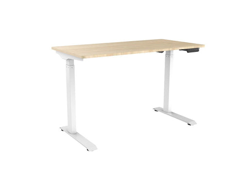 Desk Monoprice Workstream Adjustable Height 730-1230mm 50kg White