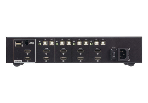 4K Ultra HD KVM-Switch Aten CS1144H4C 3840x2160 7.2W Schwarz