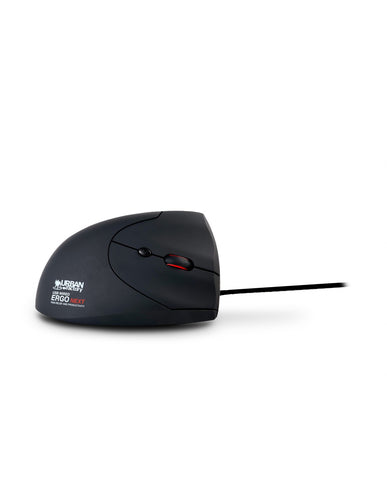 Vertical Wired Mouse Urban Factory EMR01UF-N 3600 DPI USB-A USB-C Black