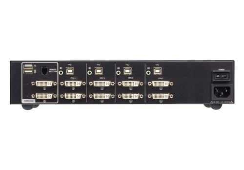 ATEN CS1144D4 KVM-Switch - 4K Ultra HD, 3840x2160 Auflösung