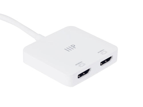 Monoprice USB-C to Dual 4K HDMI USB graphics adapter