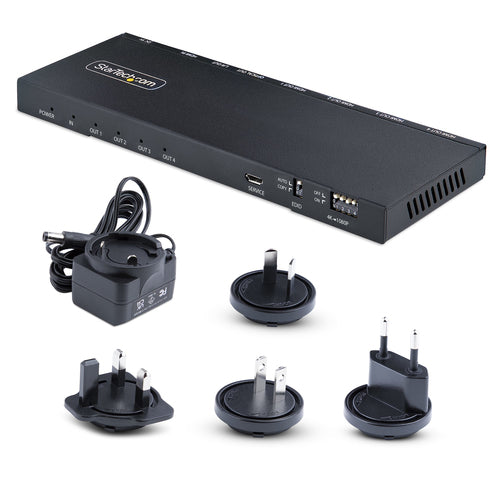 StarTech.com 4-Port HDMI Splitter - 4K 60Hz Video Distribution