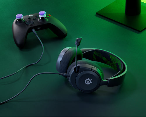 Wired Gaming Headset Steelseries ARCTIS NOVA 1X 20-22000Hz Lightweight Black Green