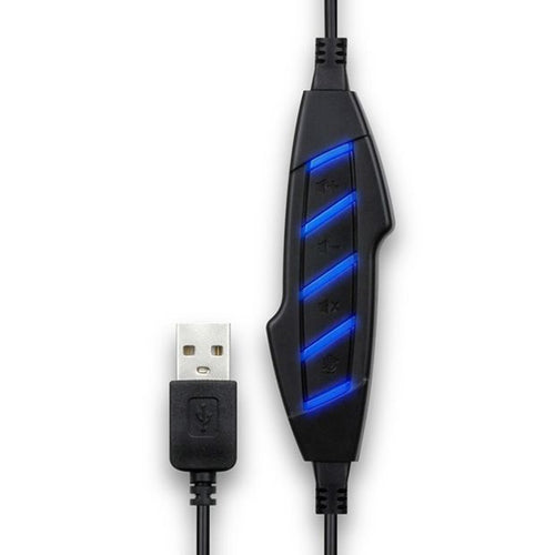 Wired Call and Music Headset Aluratek AWHU02FB Black