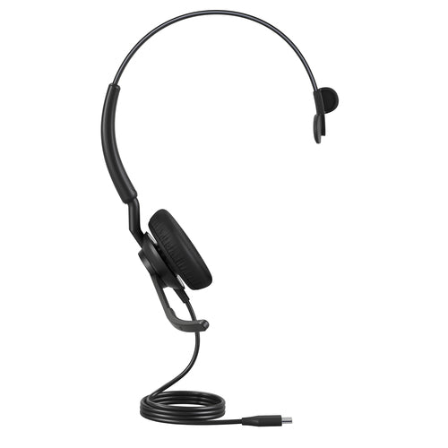 Jabra Engage 50 II USB-C Mono Wired Headset - Lightweight Black for Office & Call Center