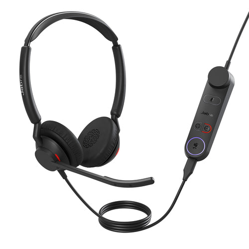 Jabra Engage 50 II – USB-C/A Stereo-Headset mit Kabel für Büro und Contact Center – Schwarz