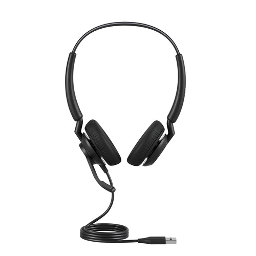 Jabra Engage 40 USB-A Stereo Schnurgebundenes Headset – Leichte schwarze Bürolösung