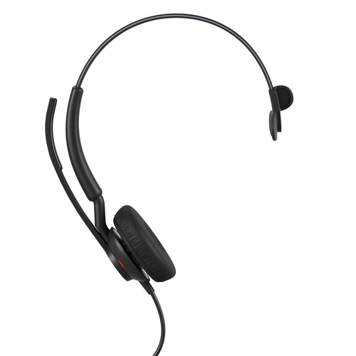 Jabra Engage 50 II USB-C Mono Wired Headset - Lightweight Black for Office & Call Center