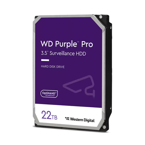 Western Digital Purple Pro 22TB Internal Hard Drive 7200 RPM SATA III