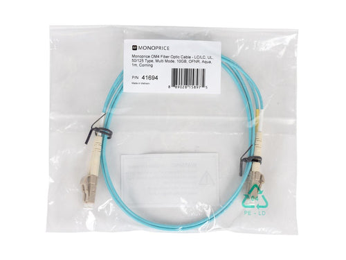 Monoprice 1m OM4 InfiniBand Glasfaserkabel LC-LC