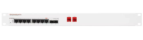 Rackmount.IT RM-FR-T17 Mounting Kit for FortiSwitch 108F - Rack Accessory - White