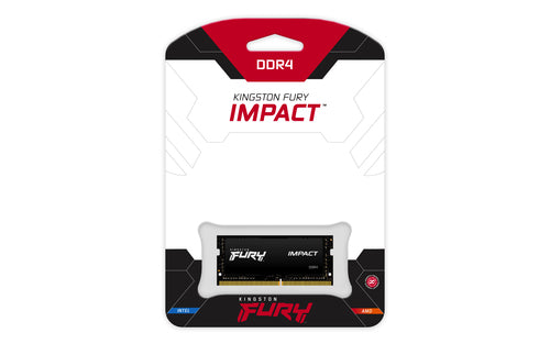 32 GB Kingston Technology FURY Impact DDR4 SODIMM 3200 MT/s