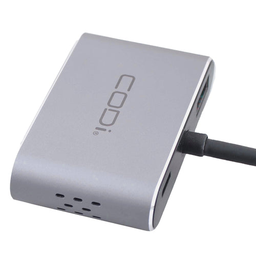 USB Graphics Adapter CODi Full HD 1920x1080 Aluminium Grey