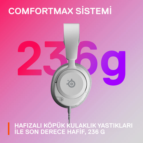 Wired Gaming Headset Steelseries Arctis Nova 1 20-22000 Hz 236g White