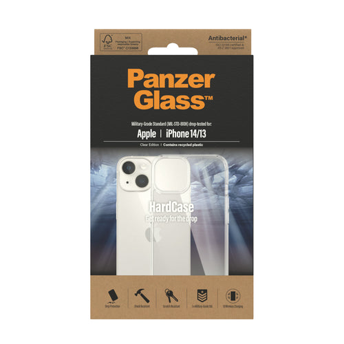 PanzerGlass ® HardCase iPhone 14 | 13 | Clear mobile phone case